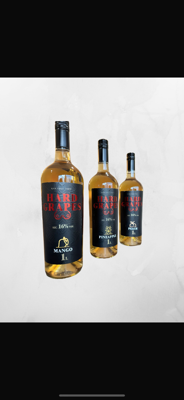 Tropical Variety Pack – Peach, Mango & Pineapple Wine (1L Bottles)