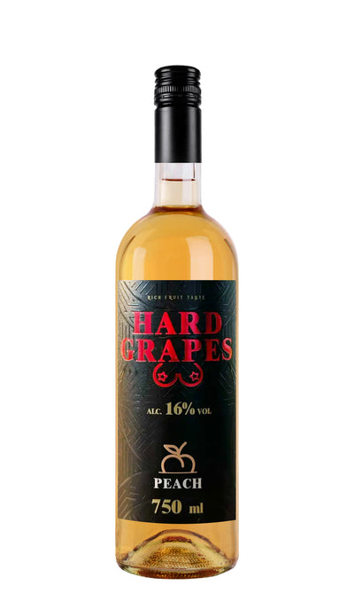 Hard Grapes Peach Wine – 16% Alcohol | 4 in a case